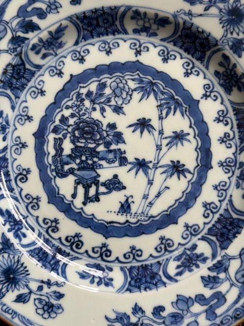 Fijn Blauw Wit Bord - Bord - Zeldzaam Blauw Wit Bord -, Antiek en Kunst, Antiek | Overige Antiek