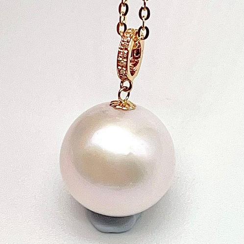Zonder Minimumprijs - Hanger - 18 karaat Geel goud Parel -, Sieraden, Tassen en Uiterlijk, Antieke sieraden