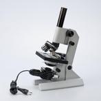 Euromex Microscoop compleet met kruistafel en glaasjes!, Tuin en Terras, Nieuw, Ophalen