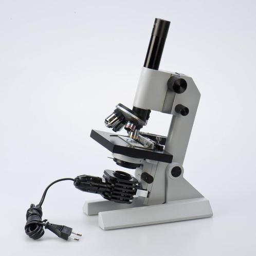Euromex Microscoop compleet met kruistafel en glaasjes!, Tuin en Terras, Vijvers, Nieuw, Ophalen