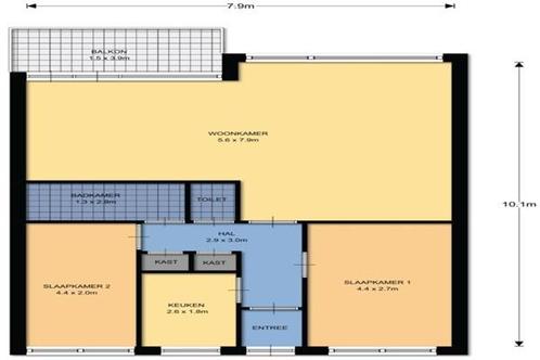 Appartement Boulevard in Enschede, Huizen en Kamers, Huizen te huur, Via bemiddelaar, Overijssel, Appartement
