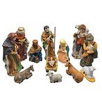 Kerstdecoratie (12) - Biscuit porselein - Complete Kerststal