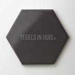 Wandtegel scale hexagon honingraad 6-hoekig donker grijs, Nieuw, Wandtegels, Keramiek, Ophalen of Verzenden