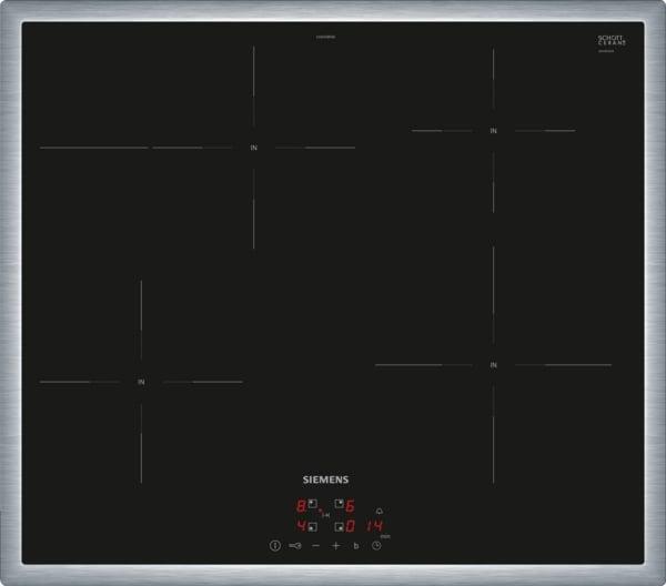 Siemens iQ300 EH645BFB6E kookplaat Zwart, Roestvrijstaal599, Witgoed en Apparatuur, Kookplaten, Nieuw, Ophalen of Verzenden