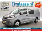 Opel Vivaro 1.5 CDTI L3H1 MARGE Dubbele Cabine 5 Persoons, Auto's, Bestelauto's, Nieuw, Zilver of Grijs, Lease, Android Auto