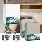 Textielpakket Camper lengtebedden met midden matras - 2, Verzenden, Nieuw, Wit