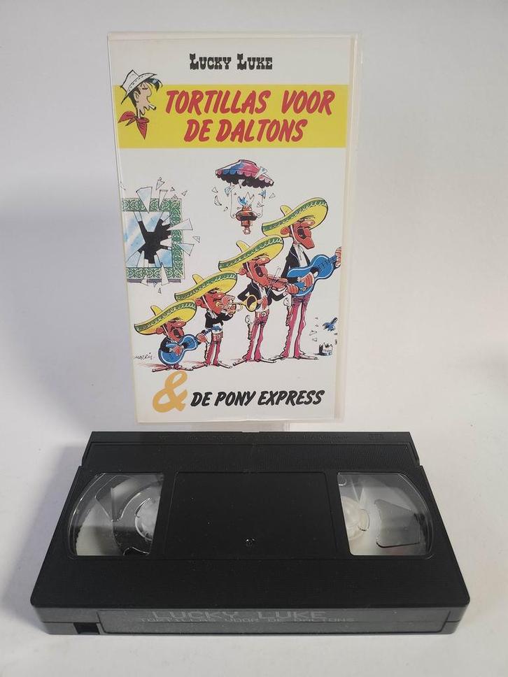 Lucky Luke: Tortillas voor de Daltons & de Pony Express VHS, Cd's en Dvd's, VHS | Kinderen en Jeugd, Ophalen of Verzenden