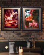 Ksavera - City lights DS0800C - framed diptych