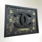 AmsterdamArts - Chanel Chrome gold marble art work, Antiek en Kunst