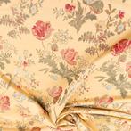 Tessuto Broccato (Lampasso) Italiano - champagne zijde –, Antiek en Kunst