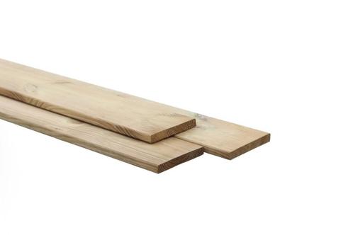 Schuttingplank Geïmpregneerd 16x140 mm lengte 1,8, Doe-het-zelf en Verbouw, Hout en Planken, Grenen, Geïmpregneerd, Minder dan 25 mm