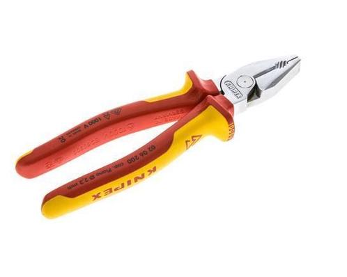 Knipex Krachtcombinatietang 200mm VDE-Getest Tot 1000V, Doe-het-zelf en Verbouw, Gereedschap | Handgereedschap, Nieuw, Verzenden