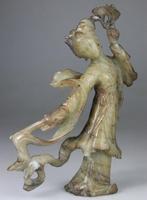 Kwanyin Warrior-sculptuurbeeldje - Gesneden