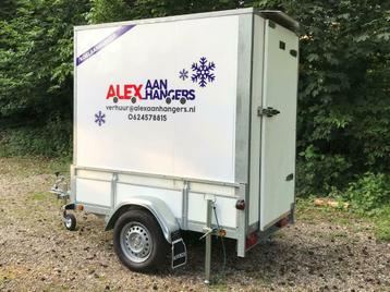 Koelaanhanger te huur, koelwagen, koeling, koelkast huren beschikbaar voor biedingen