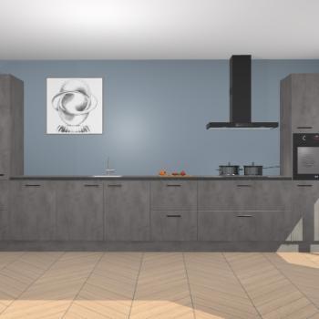 Beton Antraciet keuken Barentsburg 93219 beschikbaar voor biedingen