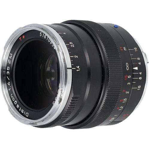 Zeiss 35mm F/1.4 Distagon T* ZM zwart | Tweedehands, Audio, Tv en Foto, Fotocamera's Digitaal, Gebruikt, Overige Merken, Verzenden