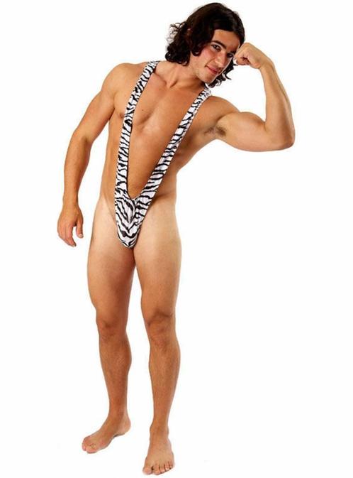 Zebra Mankini, Kleding | Heren, Carnavalskleding en Feestkleding, Nieuw, Ophalen of Verzenden