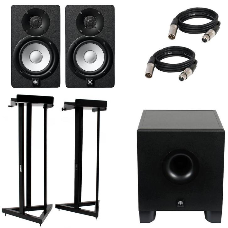Yamaha HS5 set + HS8S actieve full-range studiomonitor set, Audio, Tv en Foto, Luidsprekers, Verzenden