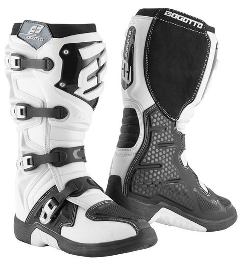Bogotto MX-6 Wit Zwart Crosslaarzen, Motoren, Kleding | Motorkleding, Heren, Nieuw met kaartje, Laarzen, Verzenden
