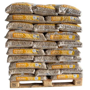 AFHALEN - Verba Premium Houtpellets - 50 zakken | 750 KG beschikbaar voor biedingen