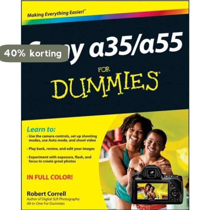 Sony Alpha Slt-A35/A55 For Dummies 9781118176849, Boeken, Taal | Engels, Gelezen, Verzenden