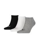 Puma Unisex Sneaker Plain Sokken 3-Pack Zwart/Wit/Grijs, Kleding | Heren, Sokken en Kousen, Nieuw, Wit, Puma, Verzenden