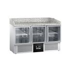 GGM Gastro | Pizza koelwerkbank PREMIUM - 1400x700mm - met 3, Verzenden, Nieuw in verpakking