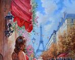 Domenico Ronca (1964) - Red dress for Paris, Antiek en Kunst