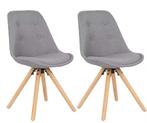 Set van 2 Scandinavische Stoelen – Hout & Comfort Zitting, Huis en Inrichting, Stoelen, Verzenden, Nieuw
