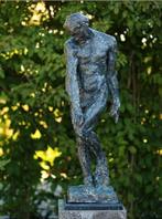 Bronzen Adam Van Rodin Reproductie - Interieur, Tuin en Terras, Tuinbeelden, Verzenden, Nieuw, Metaal, Abstract beeld