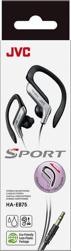 JVC HA-EB75-S - In-ear sporthoofdtelefoon - Zilver, Ophalen of Verzenden, Zo goed als nieuw