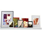 Fotoplank Steigerhout Wit - 100 cm, Nieuw