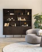 Wandkast / Boekenkast Eleonora REMI zwart *NIEUW*, Huis en Inrichting, Kasten | Boekenkasten, Japandi, 200 cm of meer, Nieuw, 200 cm of meer