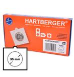 Hartberger Munthouders 35 mm (100x) zelfklevend, Postzegels en Munten, Munten en Bankbiljetten | Toebehoren, Ophalen of Verzenden