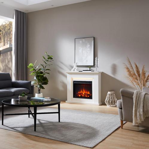 BALDERIA Hektor Elektrische Haard - Wit *Uit assortiment*, Huis en Inrichting, Haarden, Elektrische haard, Nieuw