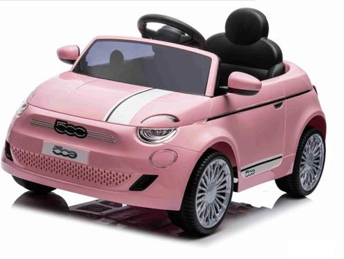 Fiat 500, 12 volt Kinder Accu Auto met rubberen banden en me, Kinderen en Baby's, Speelgoed | Buiten | Accuvoertuigen, Nieuw, Ophalen of Verzenden