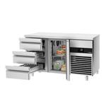 GGM Gastro | Koelwerkbank PREMIUM - 1400x700mm - met 1 deur, Verzenden, Nieuw in verpakking, Overige typen