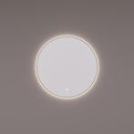 HIPP Design spiegel Rond Gunmetal PVD - Indirecte LED, Huis en Inrichting, Woonaccessoires | Spiegels, Ophalen of Verzenden, Nieuw