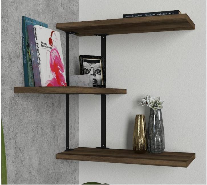 Asir 804TRH1613 Wandplank Okkernoot van €80 voor €59, Huis en Inrichting, Woonaccessoires | Wandplanken en Boekenplanken, Nieuw