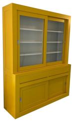 Buffetkast geel design soft close 180cm, Huis en Inrichting, Kasten | Buffetkasten, Ophalen of Verzenden, Nieuw
