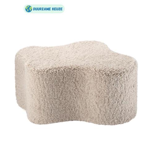 Poef kinderkamer|  Biscuit (woonaccessoires, teddy stof), Kinderen en Baby's, Kinderkamer | Inrichting en Decoratie, Nieuw, Ophalen of Verzenden