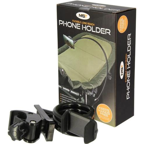 NGT Phone Holder With Chair Adaptor And Flexi Arm, Watersport en Boten, Hengelsport | Algemeen, Overige typen, Nieuw, Verzenden