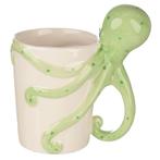 Beker met inktvis/octopus handvat NIEUW, Ophalen of Verzenden, Nieuw