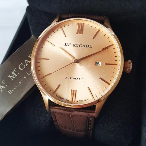 James McCabe - Automatic - U.K. - Special Rotor - Gold -, Sieraden, Tassen en Uiterlijk, Horloges | Heren