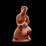Mária Aczél - Figuur - Girl with Mandolin - Terracotta