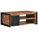 vidaXL Salontafel 90x50x36 cm massief gerecycled hout, Huis en Inrichting, Tafels | Salontafels, 50 tot 100 cm, Verzenden, Nieuw