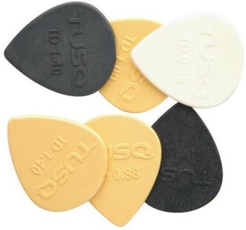 TUSQ teardrop plectrum voordeel sample pack 0.88 mm-1.40 mm beschikbaar voor biedingen