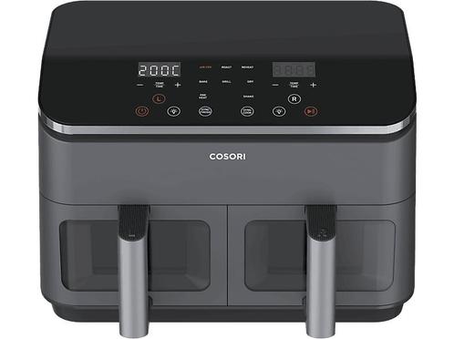 Cosori -  Xxl Dual Basket Heteluchtfriteuse  - Zwart, Witgoed en Apparatuur, Airfryers, Airfryer XXL, Nieuw, Verzenden