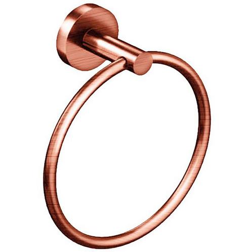 Handdoekring - Leoni Rimbo - 16cm - Rond - PVD - Geborsteld, Huis en Inrichting, Badkamer | Badtextiel en Accessoires, Nieuw, Ophalen of Verzenden