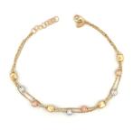 Handmade - Armband - 2.7 g - 18 karaat Geel goud, Roségoud,, Nieuw